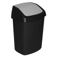 Kôš Curver® SWING BIN, 25L, 27,8x34,6x51,1 cm, čierny/sivý, na odpadky