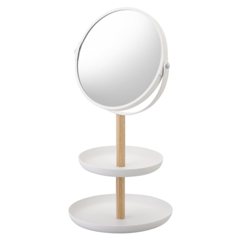 Zrkadlo s miskami Yamazaki Tosca, biele