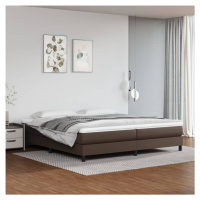 vidaXL Rám na boxspring posteľ, hnedý 200x200 cm, umelá koža