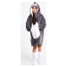 Cozy Noxxiez CH323 Tučniak - hrejivá televízna mikinová deka s kapucňou pre deti 7-12 r