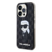 Original faceplate case KARL LAGERFELD KLHCP15LHNKMKLK for iPhone 15 PRO (Ikonik Monogram / blac