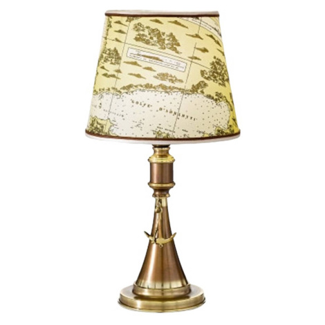 Stolná lampa Laguna, námorný dizajn 48 cm