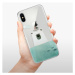 Odolné silikónové puzdro iSaprio - Bear With Boat - iPhone X