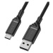 Kábel OtterBox 2m USB-C to USB-A Cable, Black (78-52659)