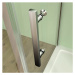 H K - Štvorcový sprchovací kút MELODY A1 90 cm s jednokrídlovými dverami vrátane sprchovej vanič