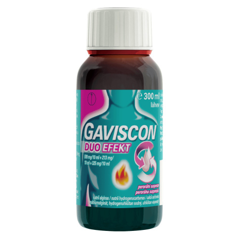 GAVISCON Duo Efekt Perorálna suspenzia 300 ml