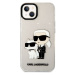 Karl Lagerfeld IML Glitter Karl a Choupette NFT kryt iPhone 13 číry