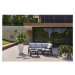 Sivá záhradná lounge súprava pre 3 Ibiza – Hartman