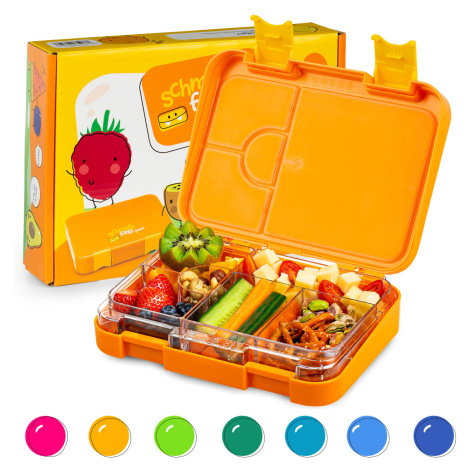 Klarstein junior Lunchbox, 6 priehradiek, 21,3 x 15 x 4,5 cm (Š x V x H), bez BPA