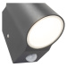 Vonkajšie svietidlo antracitové s pohybovým senzorom vrátane LED - Uma