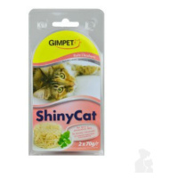 Gimpet cat cons. ShinyCat kuracie mäso/krab 2x85g + Množstevná zľava