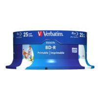 Verbatim BD-R SL, Hard Coat protective layer 25GB, spindle, 43811, 6x, 25-pack, pro archivaci da