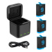 Nabíjačka Telesin 3-slot charger box for GoPro Hero 9 / Hero 10 + 3 batteries (GP-BNC-902)