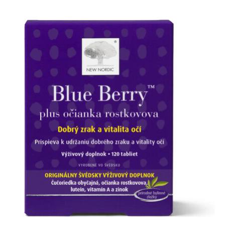 NEW NORDIC blue berry 120 tabliet