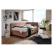 Ružová detská posteľ s úložným priestorom 120x200 cm Fun – Meise Möbel