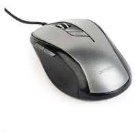 GEMBIRD myš MUS-6B-01, USB, čierno-strieborná