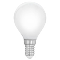 LED žiarovka E14 P45 4 W, teplá biela, opál