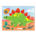 Mudpuppy Puzzle Dinosaury sada 4 v 1