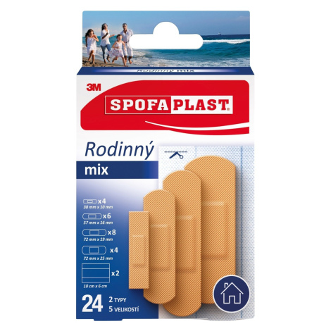 SPOFAPLAST 3M Rodinný Mix 24 ks