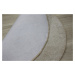 Kusový koberec Capri Lux cream kruh - 67x67 (průměr) kruh cm Vopi koberce