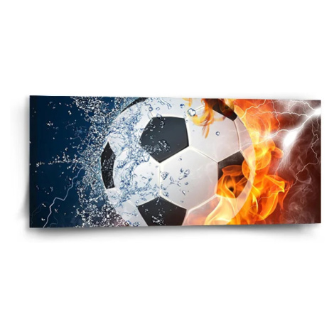 Obraz Futbalová lopta - 110x50 cm