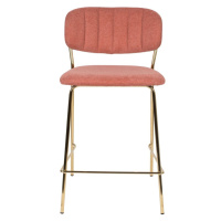 Ružové barové stoličky v súprave 2 ks 89 cm Jolien – White Label