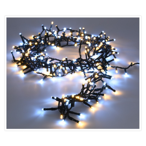 Svetelná vianočná reťaz Twinkle studená a teplá biela 560 LED , M