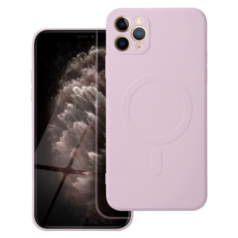 Silikónové puzdro na Apple iPhone 11 Pro Max Silicone Mag Cover ružové