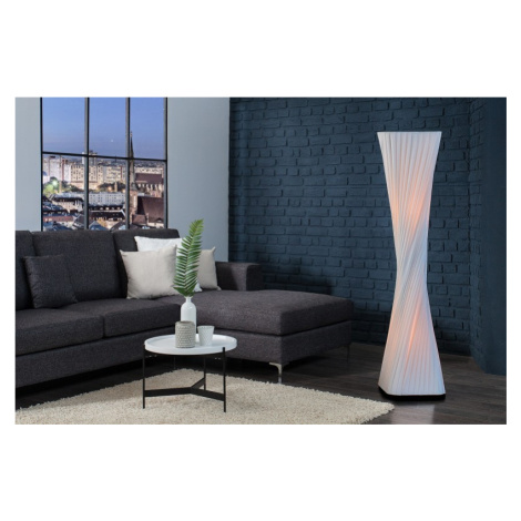 Estila Moderná dizajnová stojaca lampa Harmony 120cm biela