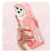 Silikónové puzdro na Apple iPhone 11 Pro Cosmo Marble ružové