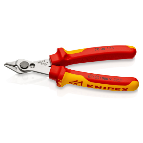 KNIPEX Kliešte cvikacie bočné Electronic Super Knips VDE 7806125