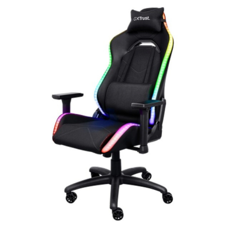 Trust GXT719 Ruya RGB herná stolička čierna