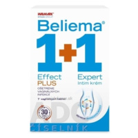 BELIEMA Effect Plus intímny krém 30 ml + vaginálne tablety 7 kusov