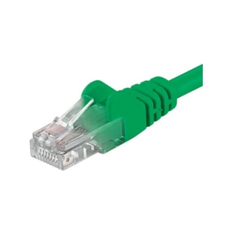 PremiumCord Patch kábel UTP RJ45-RJ45 level 5e 10m zelený