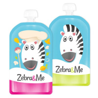 Zebra&Me kapsičky na opakované použitie 2 ks - Kuchár - zebra