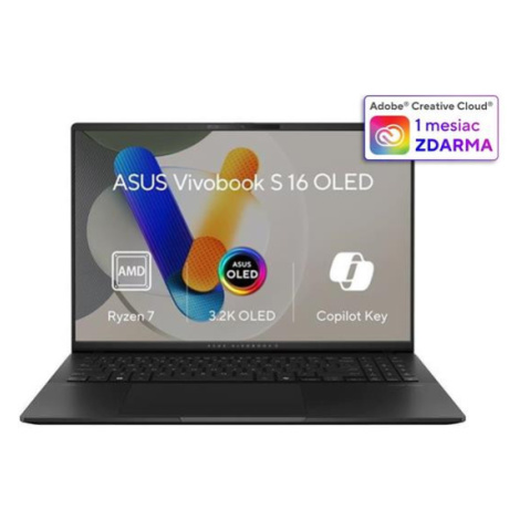 ASUS Vivobook S16 M5606UA-OLED041W, Ryzen 7 8845HS, 16.0˝ 3200x2000, UMA, 32GB, SSD 1TB, W11H, 5