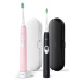 Sonická zubná kefka 1+1 Philips Sonicare ProtectiveClean 4300 Black and Pink HX6800/35 s 2 režim