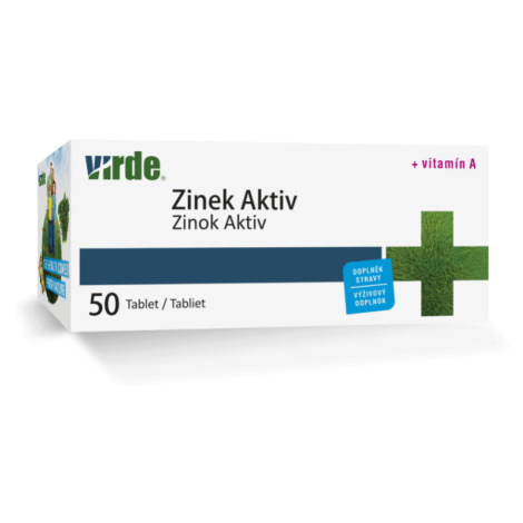 VIRDE Zinok Aktiv 50 tabliet