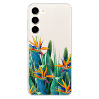 Odolné silikónové puzdro iSaprio - Exotic Flowers - Samsung Galaxy S23+ 5G