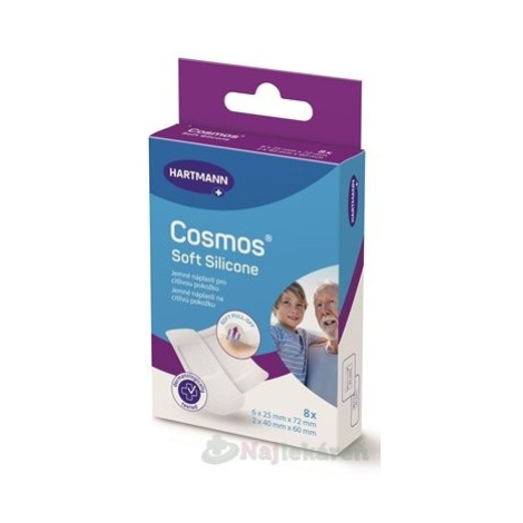 COSMOS Ultra jemná náplasť (25x72mm) 6ks, (40x60mm) 2ks, 1set