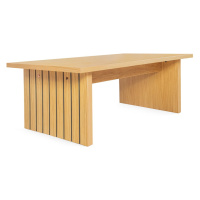Konferenčný stolík s doskou v dubovom dekore v prírodnej farbe 60x120 cm Stripe - Woodman