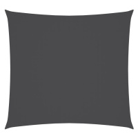 vidaXL Tieniaca plachta, oxford, štvorcová 4x4 m, antracitová