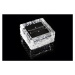 Nexos 55827 Sada 3 ks solárneho osvetlenia - sklenená kocka - biela