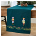 Bavlnený behúň na stôl s vianočným motívom 33x220 cm Nutcracker - Catherine Lansfield