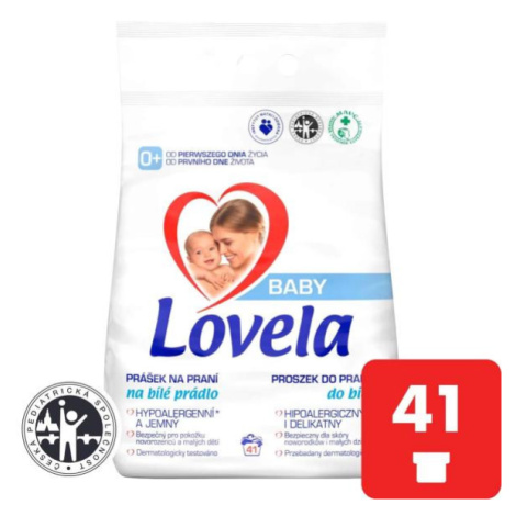 LOVELA Baby prášok na pranie na bielu bielizeň 4,1 kg / 41 pracích dávok