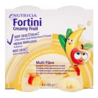 FORTINI Creamy fruit multi fibre letné ovocie 4 x 100g