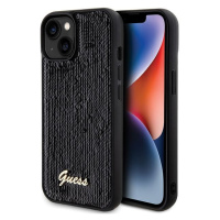 Guess Sequin Script Logo Apple iPhone 15 GUHCP15SPSFDGSK Black