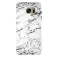 Silikónové puzdro iSaprio - White Marble 01 - Samsung Galaxy S7 Edge