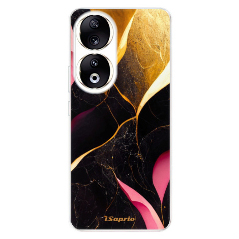 Odolné silikónové puzdro iSaprio - Gold Pink Marble - Honor 90 5G