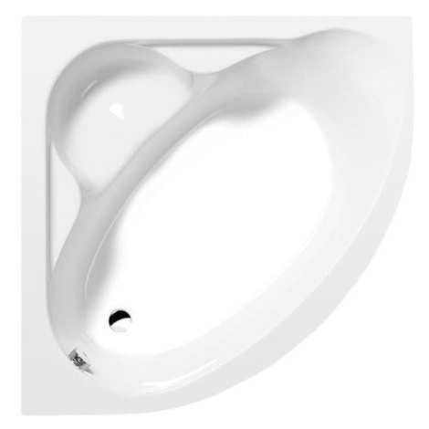 Polysan Nila Rohová vaňa 120x120 cm, biela 10111